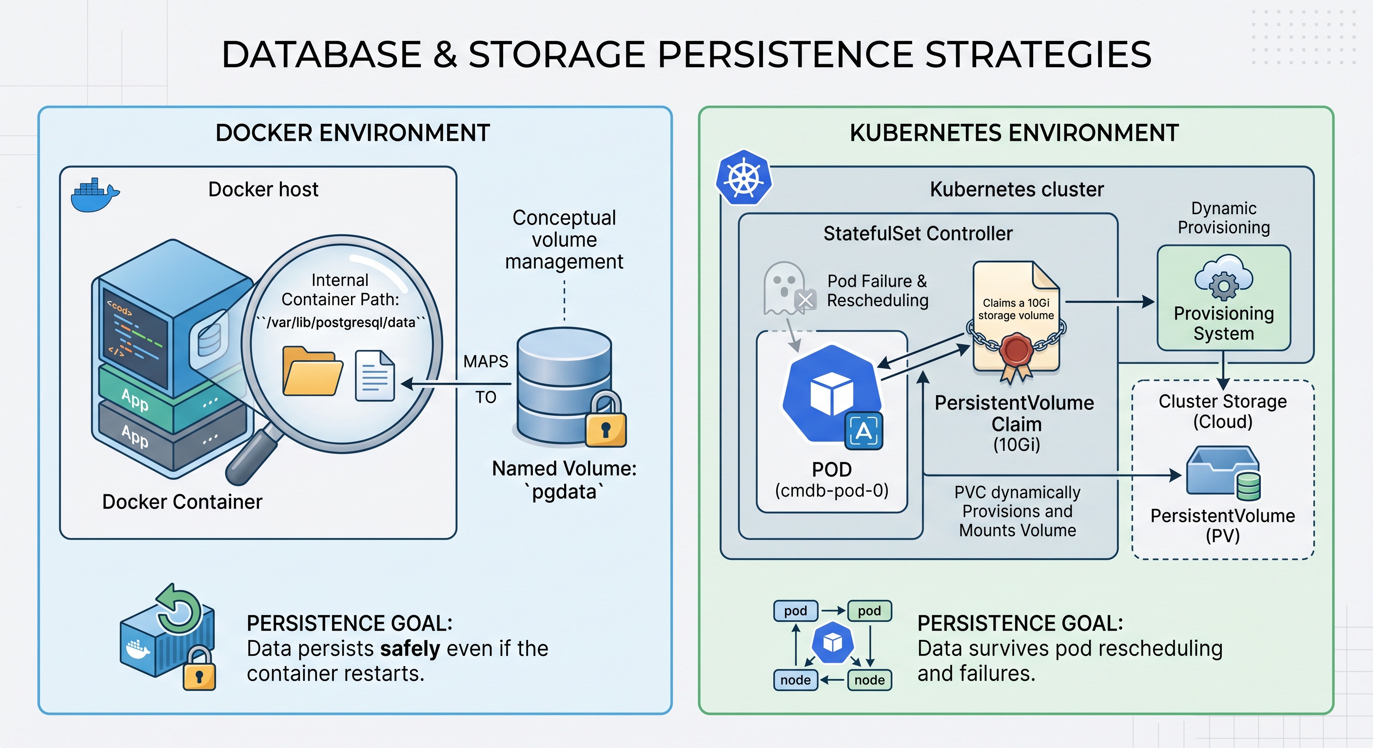 Database & Storage Persistence Strategies